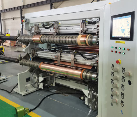 Ελάχιστο πάχος υποστρώματος 3μm ΠΕΤ+Cu, OPP+Cu, ΠΕΤ+Al Μηχανή ανατροπής κοπής