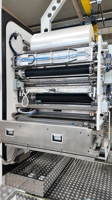 Συνεχή μεταλλικοποίηση αλουμινίου και αλουμινίου/ζινκ με μεταλλικοποιητή κενού πυκνότητας